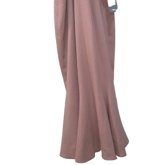 Dress the Population  Tessa Spaghetti Strap Halter Mermaid Fitted Dress - Picture 7 of 13